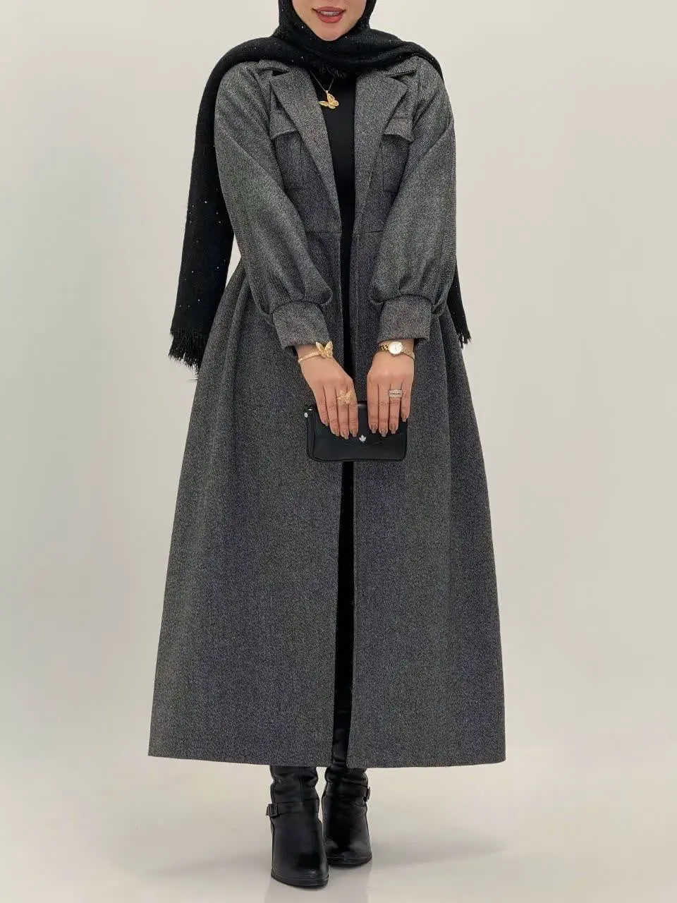 3647-پالتو توییت پرنسا